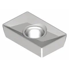 Parallelogram indexable milling insert for face milling, slotting, and profiling operations on CNC and manual mills. Grade PR1525 is suited for machining steel and stainless steel.