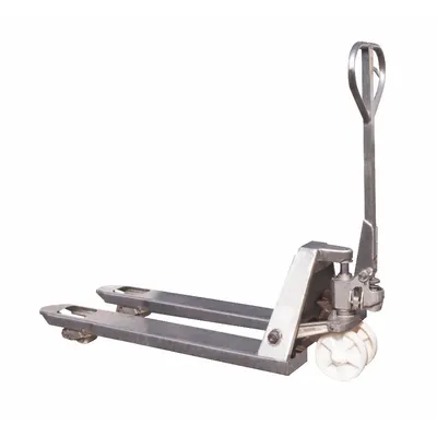 Dayton Pallet Jack: 5,500 lb, 48 in L x 27 in W Fork Dim, 27 in, 14 in, Std Fork - Corrosion-Resistant Pallet Jacks