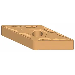 Diamond indexable turning insert with VNMG geometry, ANSI designation VNMG 432 UD52 and ISO designation 160412. Used for precision turning, facing, and profiling of non-ferrous materials, composites, and abrasive plastics.