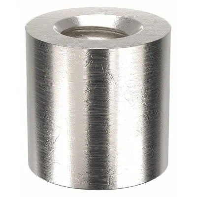OEM Aluminum Female x Female Round Standoff, Plain, 1/4 in Overall Length, 10 Pack - Aluminum Female x Female Standoffs
