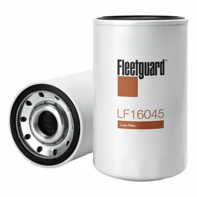 FLEETGUARD Automotive Oil Filter: 9 11/16 in Overall Ht, 15 1/2 in Overall Lg - Spin-On Oil Filters