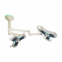 Ceiling-mount LED surgical light delivering 160,000 lux at 4100K with 97 CRI. Operates on 100 to 240V AC, consuming 160 W. Suitable for operating rooms and medical procedure areas requiring shadow-free, color-accurate illumination.
