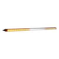 CODE 3 Running Board Light: Perimeter Flashing Warning Light, Amber/White, 9.2 W Watt, Clear, LED (MPN C3RNRDC-36L-AW)