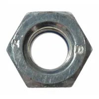 M6 locking nut designed to fit Dayton brand models 1VW51, 1VW52, 1VW53, and 1VW54. Used to secure components in material handling equipment, preventing loosening from vibration in conveyor systems and similar applications