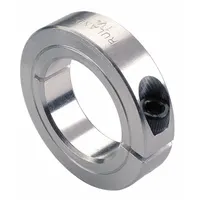 RULAND MANUFACTURING Shaft Collar: 1-Piece, Inch, Round, Clamp-On, 1/4 in Bore Dia, Aluminum, 2024 (MPN CL-4-A)