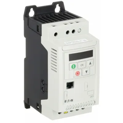 EATON Variable Frequency Drive: In Phase Single, Out Phase Three, 1/2 hp - Eaton PowerXL DC1