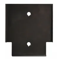 TENSABARRIER V Wall Bracket: Black, 3 in Overall Ht, Wall-Mount (MPN 730311)