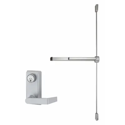 VON DUPRIN 2227L-06-3-SP28 Surface Vertical Rod Push Bar - Surface Vertical Rod Push Bars