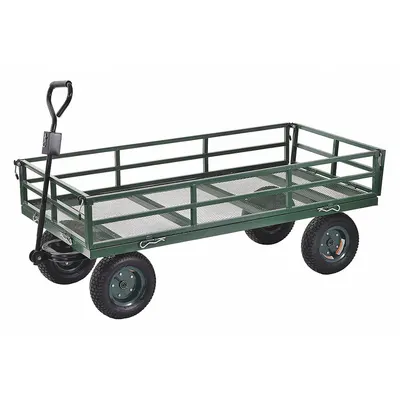 OEM Wagon Truck: 1,400 lb Cap - Flow-Through High-Volume Side-Panel Metal Deck Trucks
