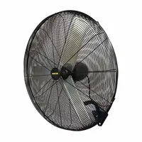 MASTER Mounted Fan: 30 in Blade Dia, 120V AC, 1/3 hp Motor HP, Wall Mount, Non-Oscillating, Bracket (MPN MHD-30W)