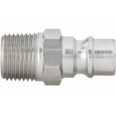 SNAP-TITE Hydraulic Quick Connect Hose Coupling: 3/8 in, 316 Stainless Steel - H Series Hydraulic Quick-Connect Coupling Plugs