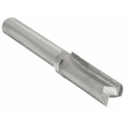 CMT Straight Cut Profile Router Bit: Fractional Inch, Carbide, 1/4 in Cutter Dia. - Straight Profile Router Bits