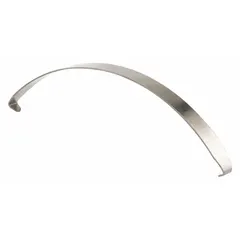 This tension spring is a screen door hardware component used to provide tension for proper door alignment and self-closing action. It measures 6 13/32 inches in both overall height and length, with a gray unfinished finish. Suitable for residential and light-commercial screen door assemblies.