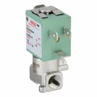 ASCO Solenoid Valve: 2-Way, Normally Closed, 1/8 in Pipe Size, 110V AC/120V AC, Compact, FKM Seal (MPN SC8256B046V)