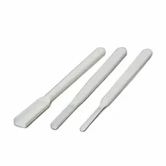Approved Vendor Sterile Polystyrene Lab Spatula, 6 3/4 in L, 1/4 in W, White, Gamma-Irradiated, ISO Class 8
