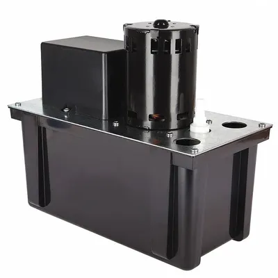 LITTLE GIANT Condensate Removal Pump: 115V AC, 1 gal Tank, 1/18 hp, 4.5 gpm - High-Capacity Condensate Tank Pumps