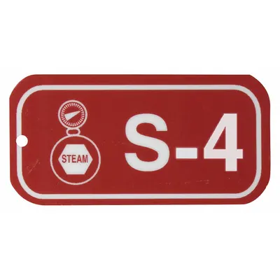 BRADY Lockout Tag: None/ No Header, S-4, Polystyrene, English, Plastic (MPN 105652) - Safety