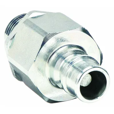 SNAP-TITE Hydraulic Quick Connect Hose Coupling: 3/8 in, Steel, 18.93 lpm Max. Flow Rate - H Series Hydraulic Quick-Connect Coupling Plugs
