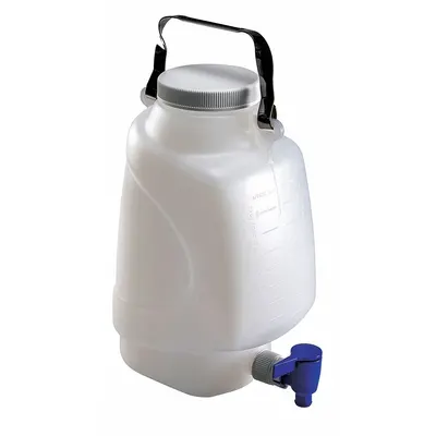 OEM Carboy: 5 L - Swing-Handle Rectangular Carboys with Spigots