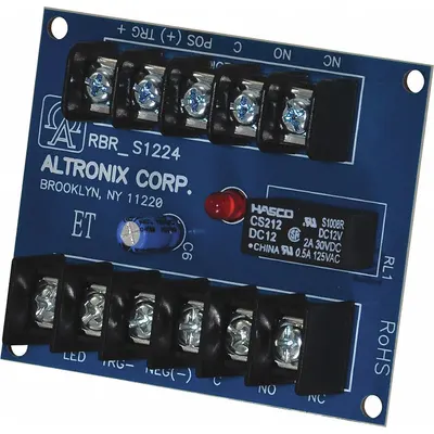 ALTRONIX RBR1224 Ratchet Relay, 12/24V DC, DPDT, 20mA Coil - Accessories for Power Supplies