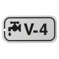 BRADY Lockout Tag: None/ No Header, V-4, Polystyrene, English, Plastic, Holes (MPN 105707)