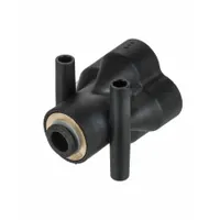 LEGRIS Push-Fit Wye Fitting: 5/32 in OD x 5/32 in OD x 5/32 in OD Size, Polymer, Black (MPN 3144 04 04)