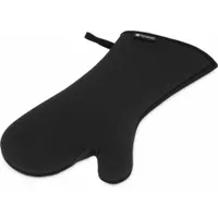SAN JAMAR Oven Mitt: 500°F Max Temp, 15 in Overall Lg, Neoprene, Black (MPN UCMX15BK)