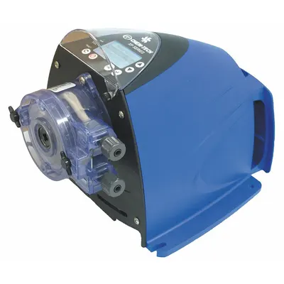 CHEM-TECH Peristaltic Chemical Metering Pump: 115V AC, 1/4 hp HP, 33 gpd Max. Flow Rate - Variable Flow Peristaltic Chemical Metering Pumps