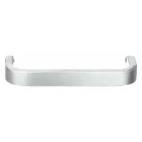MONROE PMP Pull Handle: Threaded Holes, Aluminum, Silver, #8-32 Screw Size, 0.25 in (MPN PH-0170)
