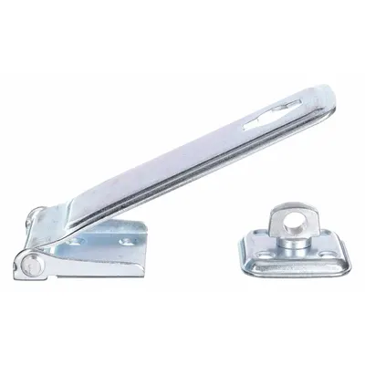 OEM APPROVED VENDOR Conventional Steel Hasp, 1 in Ht, 6 in Lg, 2 in Wd - Conventional Hasps
