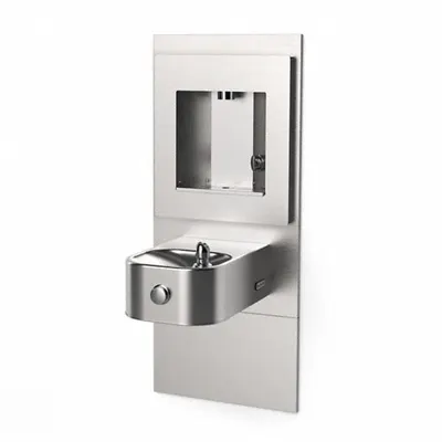 ELKAY LZLMSN-EDFPVM214DK On-Wall Single Drinking Fountain with Bottle Filler - On-Wall Single Drinking Fountains with Bottle Fillers