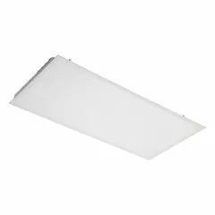 This 2 ft. x 4 ft. LED flat panel troffer operates at 50W with 120-277V AC input. It offers selectable color temperatures of 3500K, 4000K, or 5000K and includes dimming capability. Suitable for general commercial and industrial lighting applications such as offices, warehouses, and retail spaces.