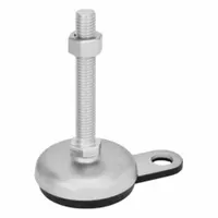 JW WINCO Male-End Leveling Mount: Swiveling Stud, 1/2"-13 Thread Size, 3.94 in, 3,822 lbf Capacity (MPN 33-100-1/2X13-100-B1-SK)