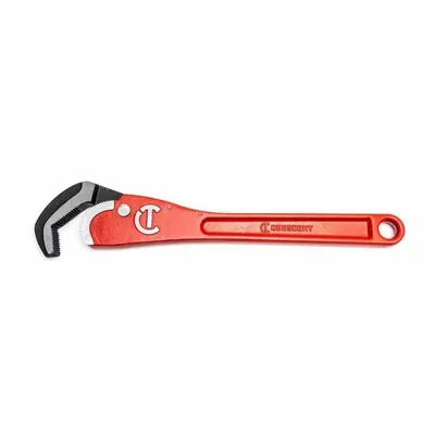 CRESCENT Pipe Wrench: Steel, 2 1/2 in Jaw Capacity, Serrated, 16 in Overall Lg - Straight Pipe Wrenches