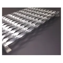 APPROVED VENDOR Ladder Tread Channel: Channel, Serrated, Steel