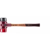 Soft Face Hammer: Plastic/Rubber, 3 1/2 lb Head Wt, 2 3/8 in Tip Dia, 16 in Overall Lg, Hard/Medium (MPN 3026060)