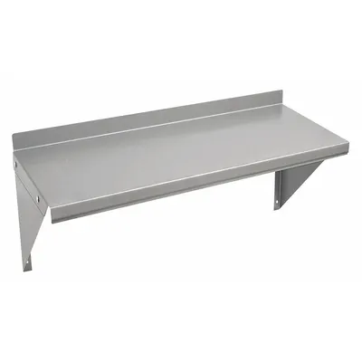 OEM Wall Shelf: 24 in x 12 in x 13 1/2 in - Steel Solid Wall-Mount Shelving