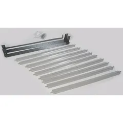 Steel louver kit for directing airflow from hydronic wall and ceiling unit heaters. Gray finish. Overall dimensions 21-11/16 in H x 23-1/4 in W x 3-5/8 in D. Used to control air distribution in commercial and industrial heating systems.