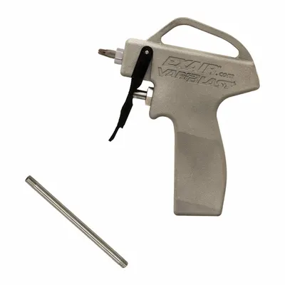 EXAIR Safety Air Gun with extension: Ergonomic Grip, Cast Aluminum, 1/4 in Female NPT - Pistol-Grip Air Guns