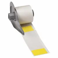 Wraparound Label: 4 in x 1 1/2 in, 1 1/2 in, Vinyl, Yellow (Matte), For 0.43 in to 0.96 in Wire Dia (MPN M7-33-427-YL)