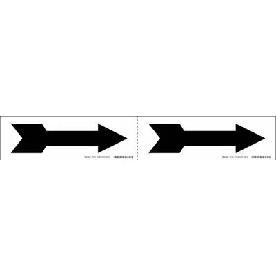 BRADY Pipe Marker Directional Flow Arrow - Pipe Marker Directional Flow Arrows