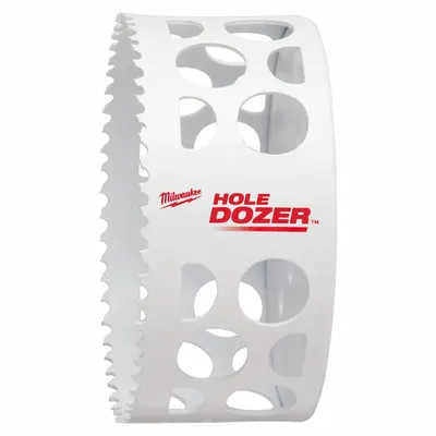 MILWAUKEE Hole Saw: 4 1/8 in Saw Dia., 3.5 Teeth per Inch, 1 5/8 in Max. Cutting Dp - Multi-Material-Cutting Hole Saws without Arbor