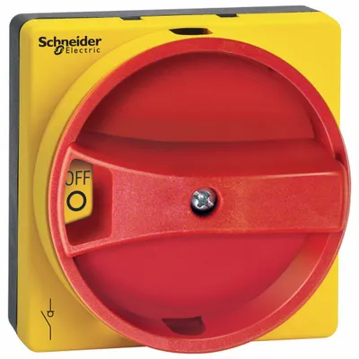 SCHNEIDER VLSH1S5R Replacement Handle, Recessed Selector, 5mm Shaft, Metal - Switch Handles & Interlocks