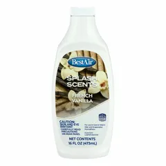 This 16 oz container of vanilla-scented fragrance oil is formulated for use in humidifiers to impart a pleasant aroma to the output air. Suitable for residential and light commercial spaces, it enhances indoor air ambiance.