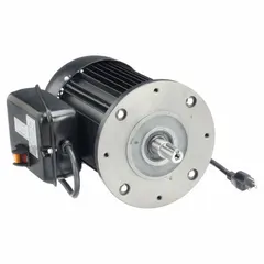 Replacement motor assembly for Dayton wood dust collectors. Restores suction and filtration performance in woodworking shops. Consult original equipment manual for electrical ratings and mounting dimensions.