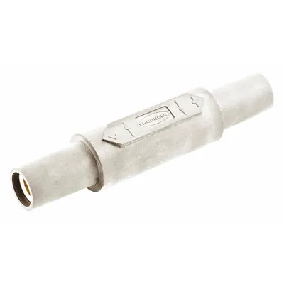 HUBBELL Gender Reversing Connector: Female-Female, White, 600V AC/600V DC, 150 A - Male-to-Female Reversing Adapters