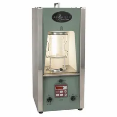 Sonicating sieve shaker with vertical mechanical pulse action for particle size analysis. Accepts 3-inch diameter test sieves. Suitable for separating fine powders and granular materials in laboratory and quality control applications.