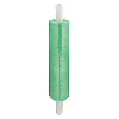 OEM APPROVED VENDOR Long Core Handle Stretch Wrap, Light Green, 20 in x 1,000 ft