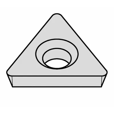 WIDIA Triangle Turning Insert: TPHB2152 - Triangle (T) Indexable Turning Inserts