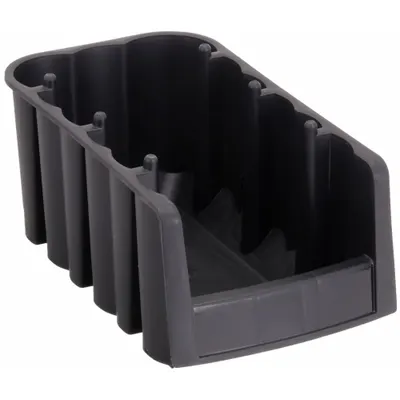 AKRO-MILS 30716BLACK Colored Plastic Bin, Black, Solid, 12 lb Capacity - Colored Plastic Bins